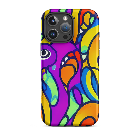 Tough Case for iPhone® - Kaleido Fish