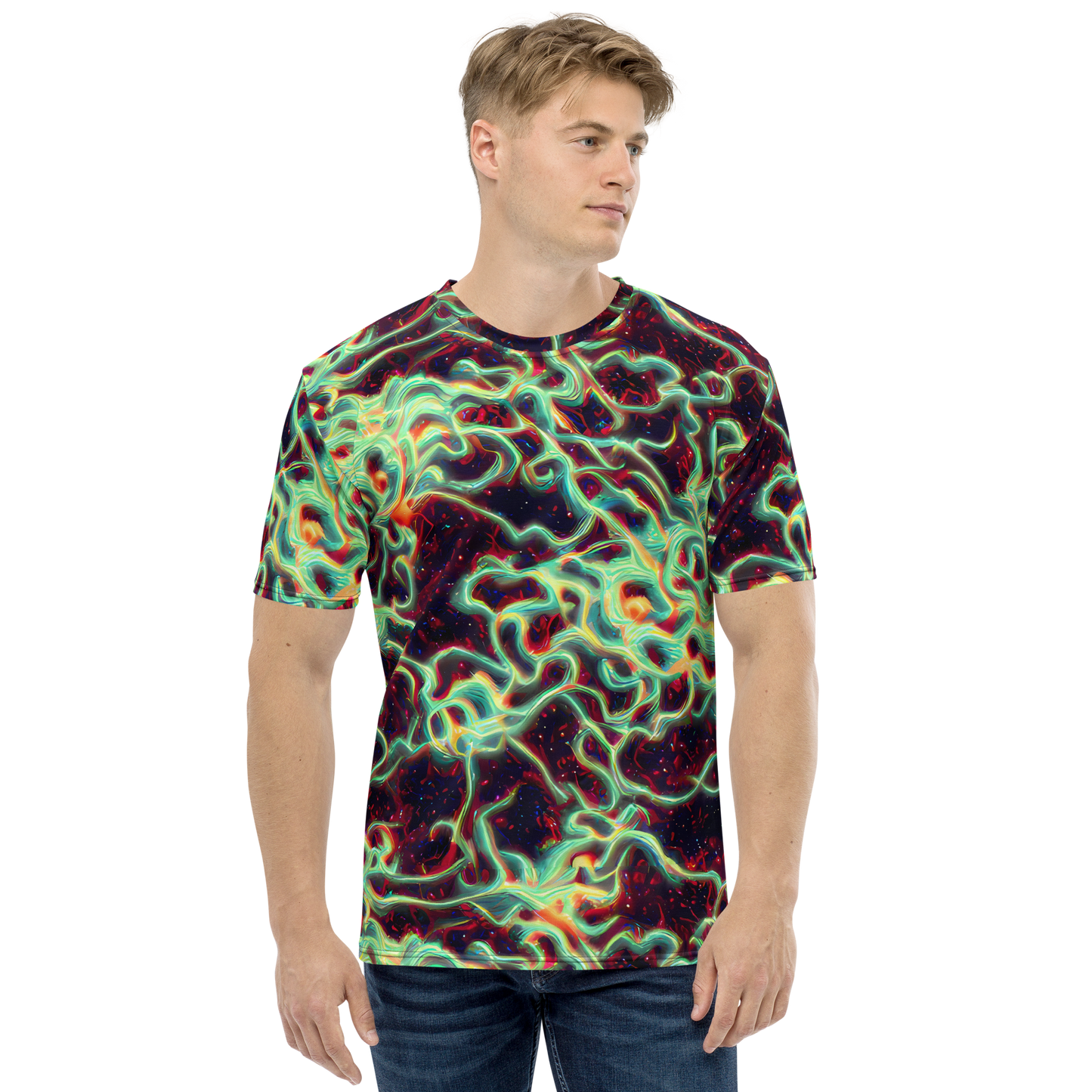 Men's Crew Neck T-Shirt - Chimeric Currents