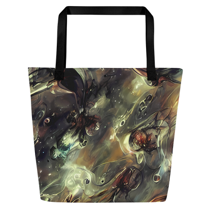 Large Tote Bag w/ Pocket - Chaos Crescendo