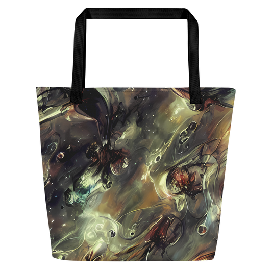 Large Tote Bag w/ Pocket - Chaos Crescendo