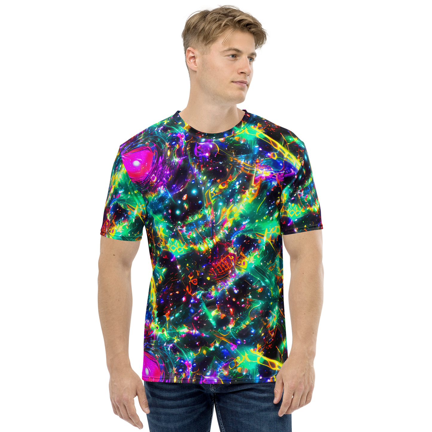 Men's Crew Neck T-Shirt - Blythe Nebula