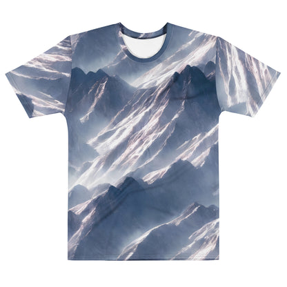 Men's Crew Neck T-Shirt - Misty Pinnacles