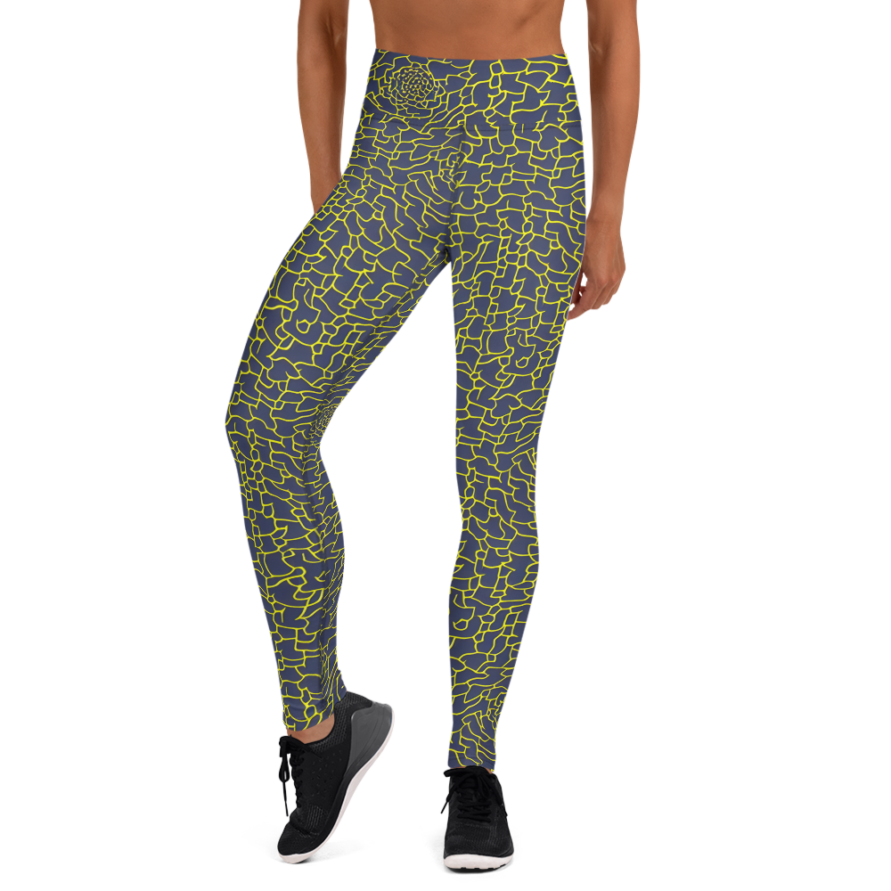 Yoga Leggings - Nightshade Maze