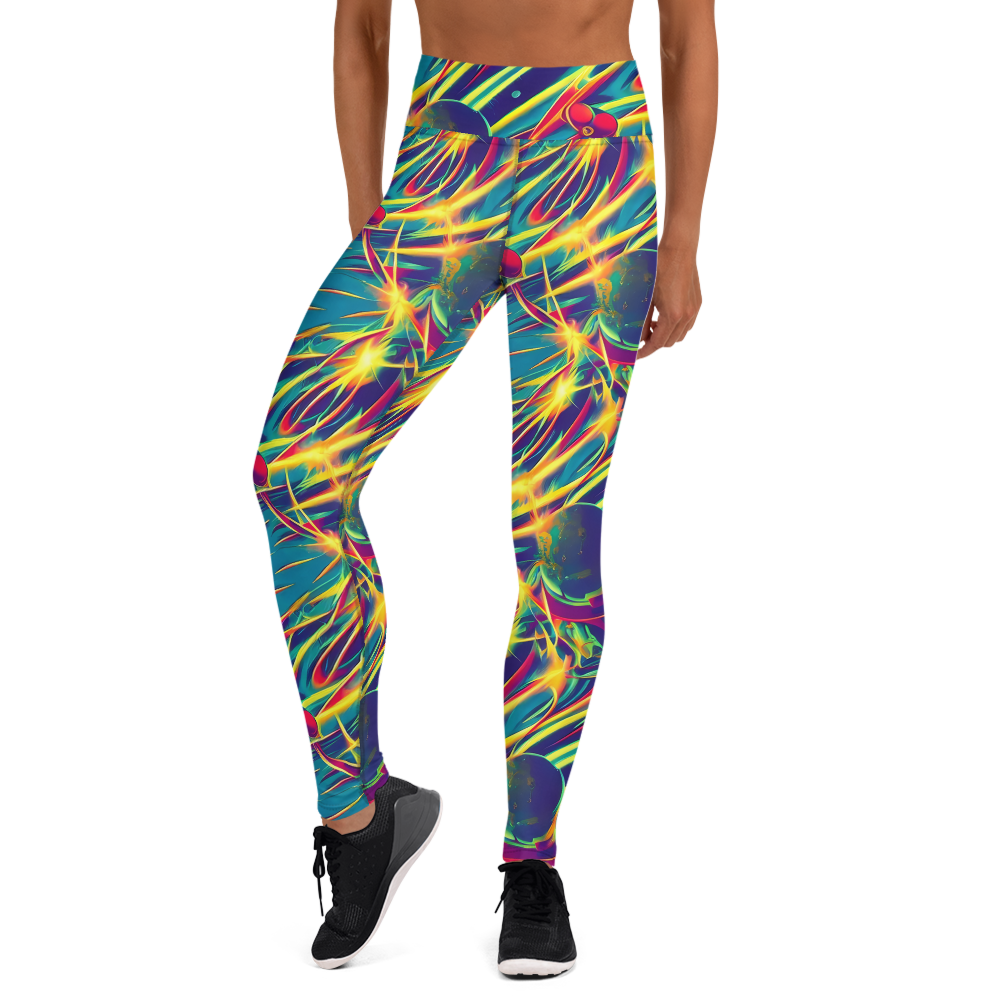 Yoga Leggings - Cosmic Inferno