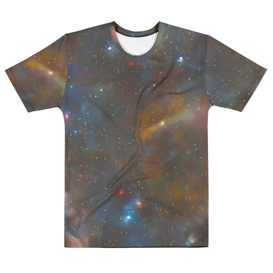 Men's Crew Neck T-Shirt - Gilded Galaxies