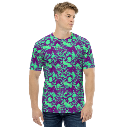 Men's Crew Neck T-Shirt - Alien Ripples