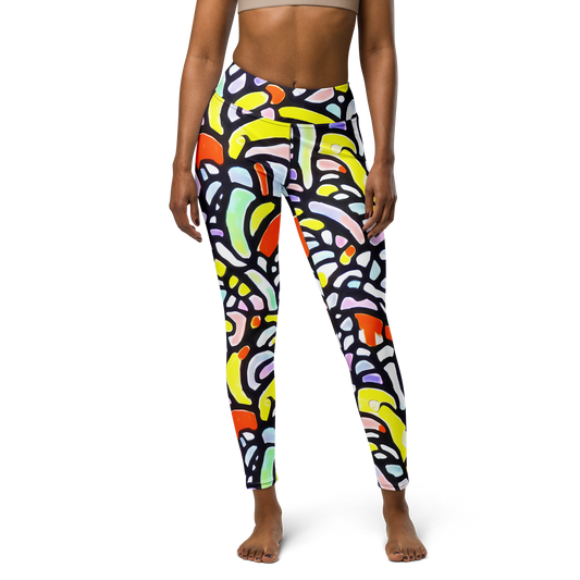 Yoga Leggings - Cubist Carousel