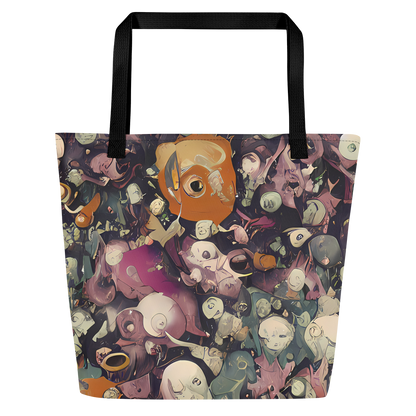 Large Tote Bag w/ Pocket - Visions of the Unseen