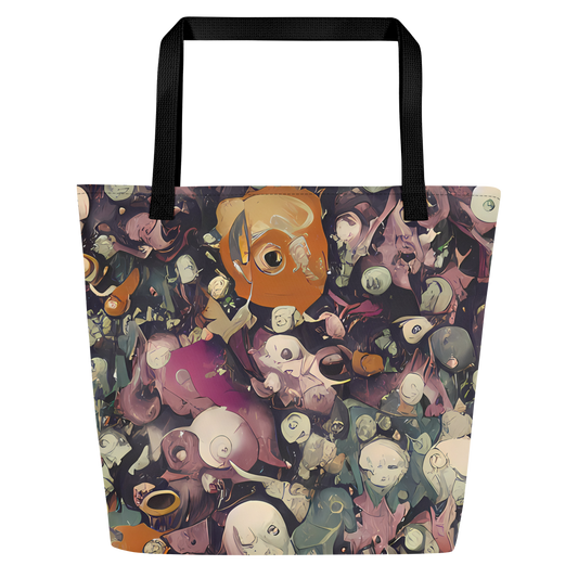 Large Tote Bag w/ Pocket - Visions of the Unseen