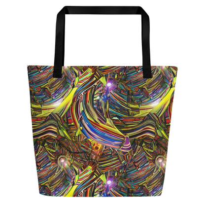 Large Tote Bag w/ Pocket - Quantum Palette