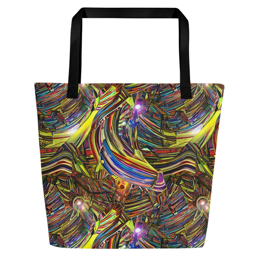 Large Tote Bag w/ Pocket - Quantum Palette