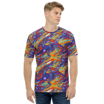 Men's Crew Neck T-Shirt - Galactic Ember