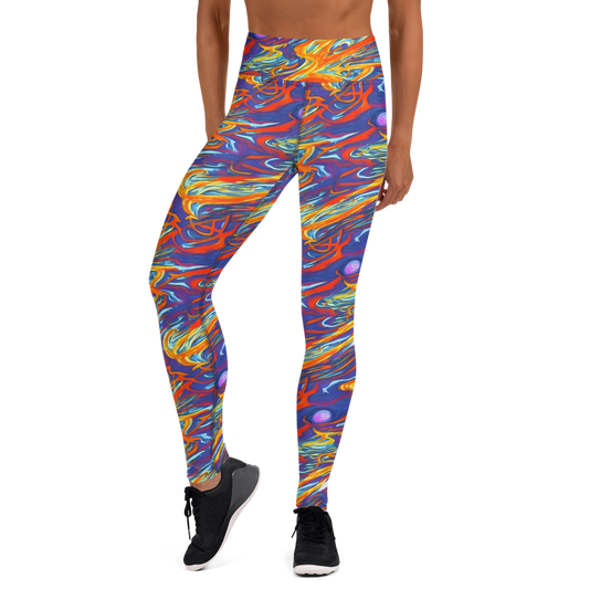 Yoga Leggings - Galactic Ember