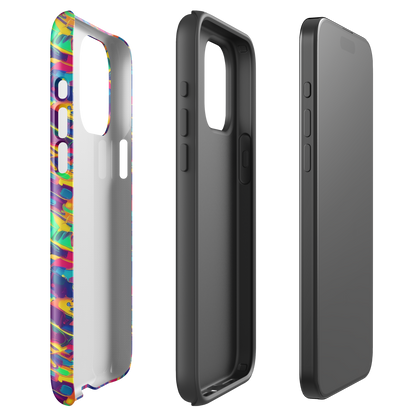 Tough Case for iPhone® - Spectrum Streaks