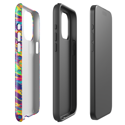 Tough Case for iPhone® - Spectrum Streaks