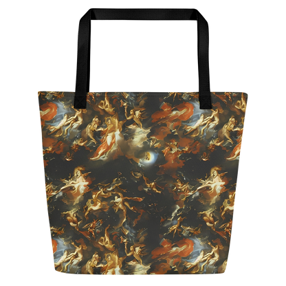 Large Tote Bag w/ Pocket - Van Dyck Vortex