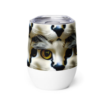 Wine Tumbler - Feline Fancy