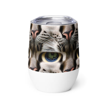 Wine Tumbler - Feline Mirage