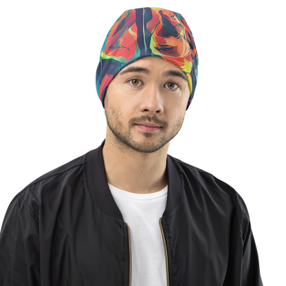 Beanie - Neon Aurora