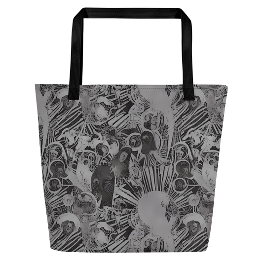 Large Tote Bag w/ Pocket - Dusk Enigma