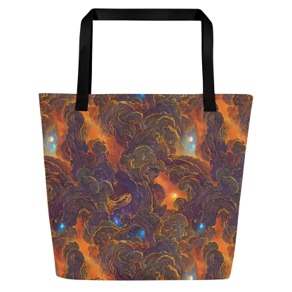 Large Tote Bag w/ Pocket - Pozzo Vortex