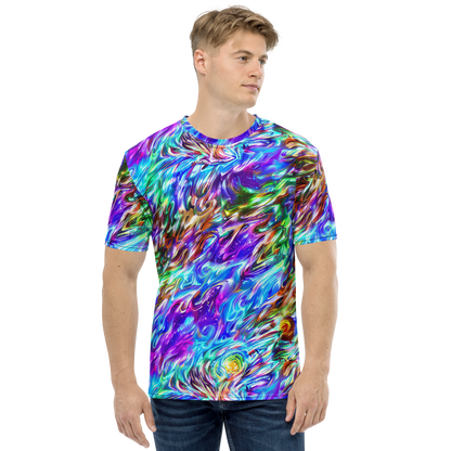 Men's Crew Neck T-Shirt - Faini Whirlwind