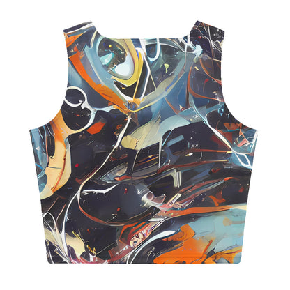 Crop Top - Neo-Splash Labyrinth
