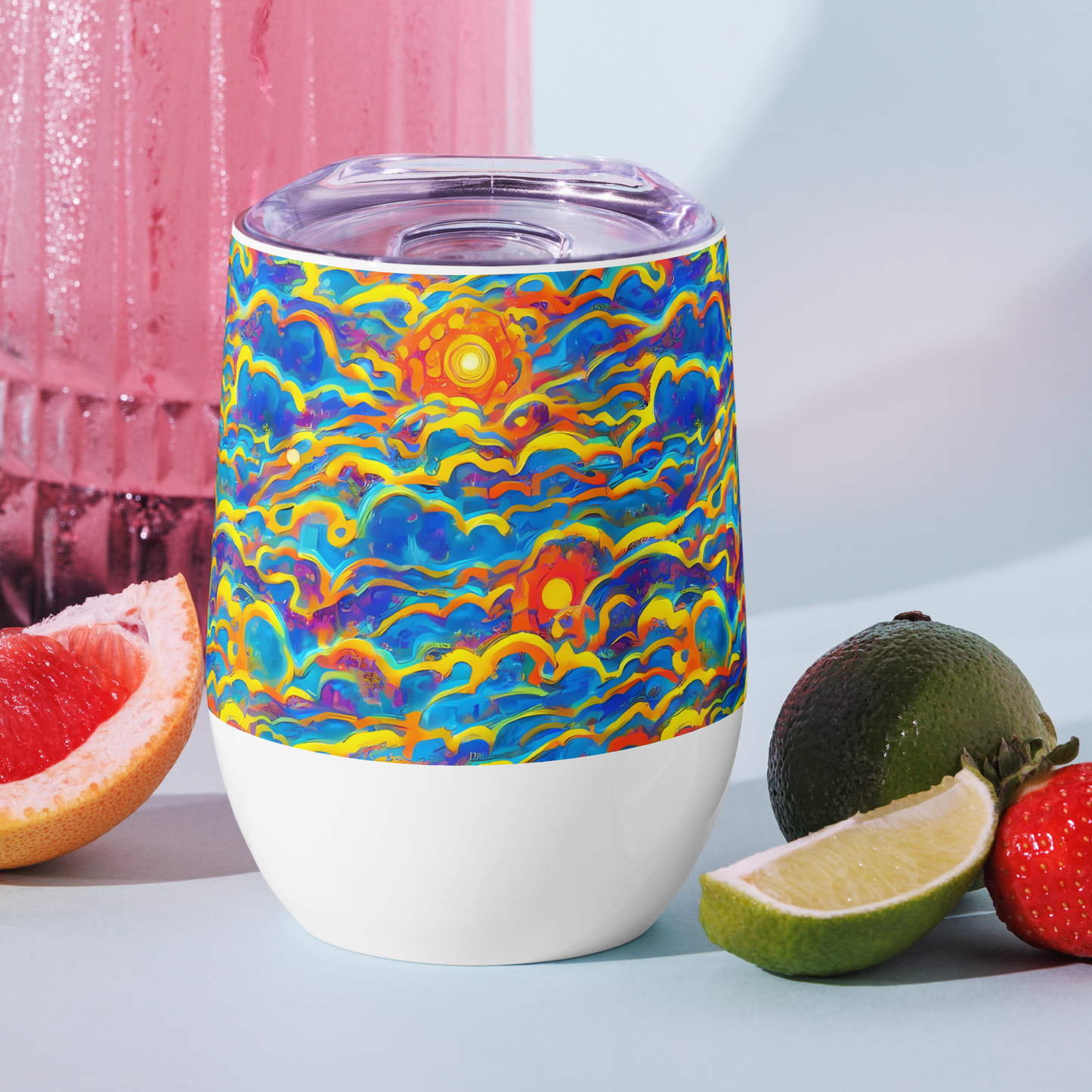 Wine Tumbler - Chroma Ripple