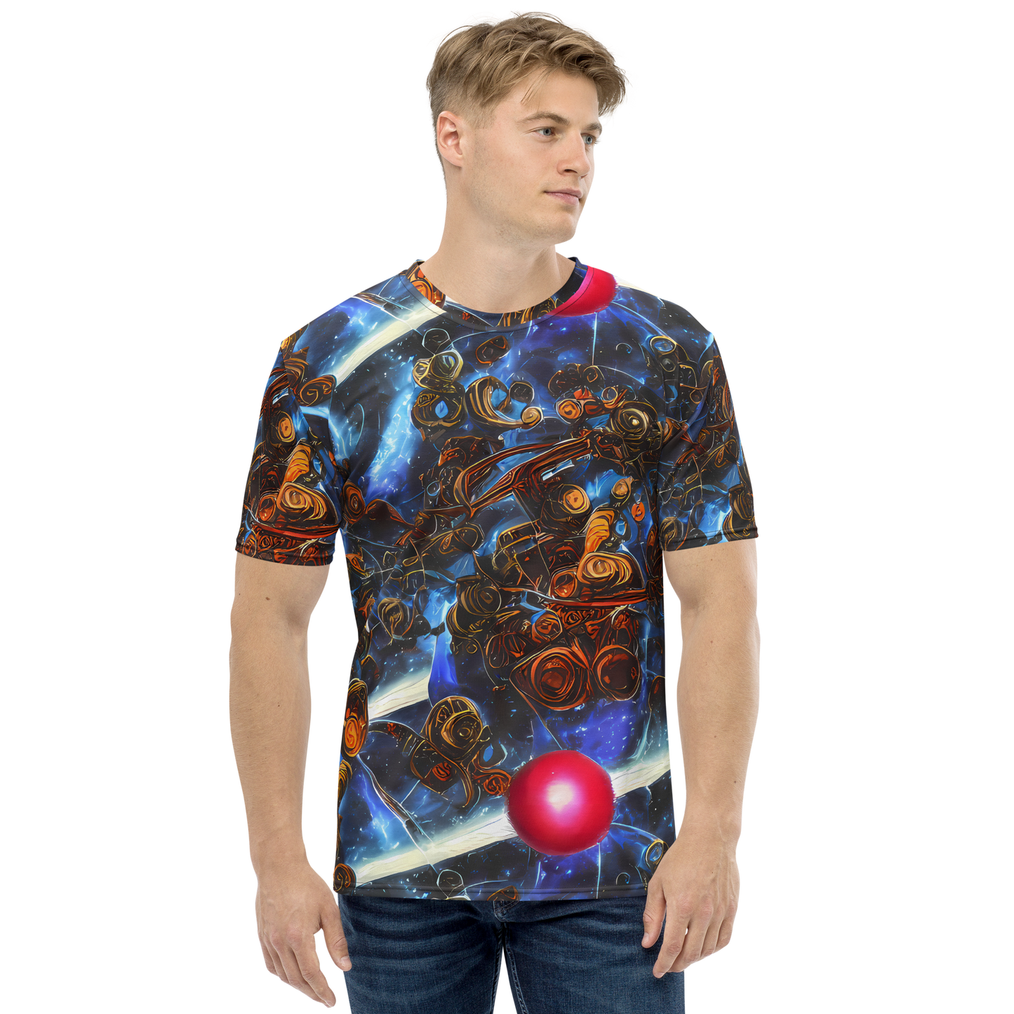 Men's Crew Neck T-Shirt - Pimenov's Cosmos