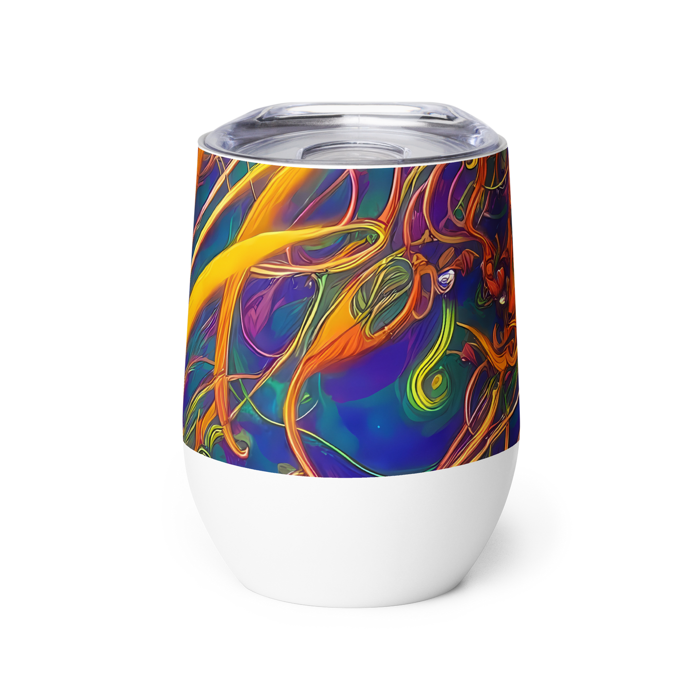 Wine Tumbler - Luminous Whirl