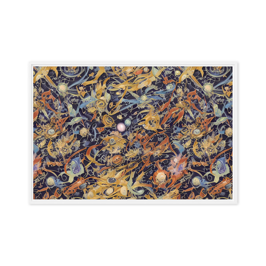 Framed Canvas - Quantum Symmetry