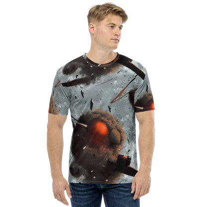 Men's Crew Neck T-Shirt - Celestial Collision