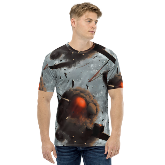 Men's Crew Neck T-Shirt - Celestial Collision