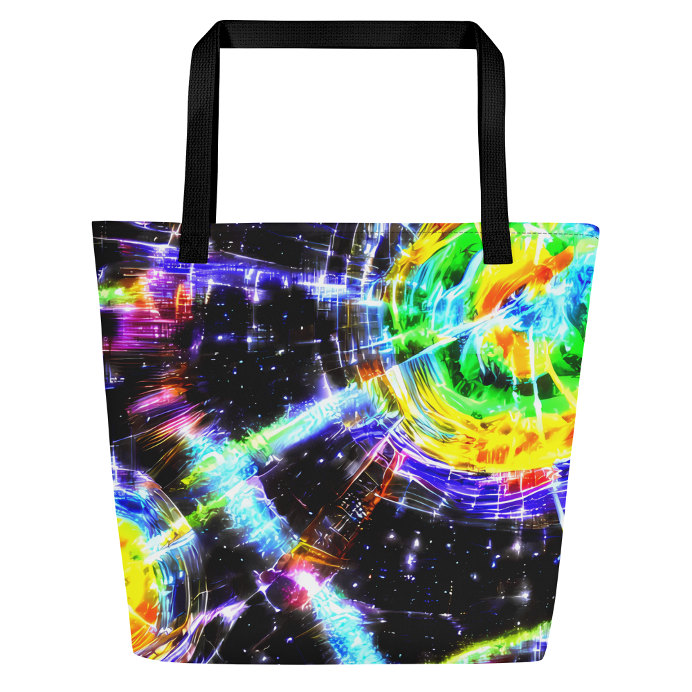 Large Tote Bag w/ Pocket - Hirschl's Vortex