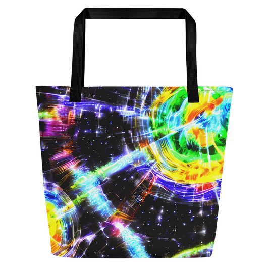 Large Tote Bag w/ Pocket - Hirschl's Vortex