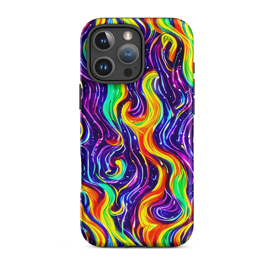 Tough Case for iPhone® - Galactic Flames