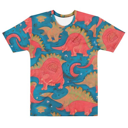 Men's Crew Neck T-Shirt - Jurassic Jive