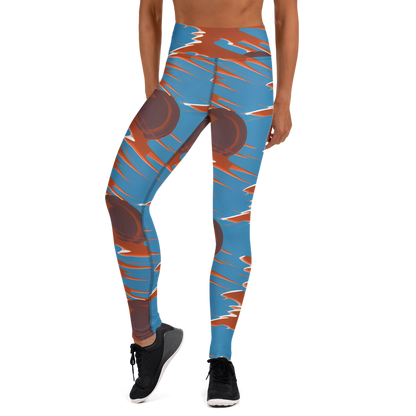 Yoga Leggings - Desert Vortex