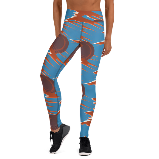 Yoga Leggings - Desert Vortex