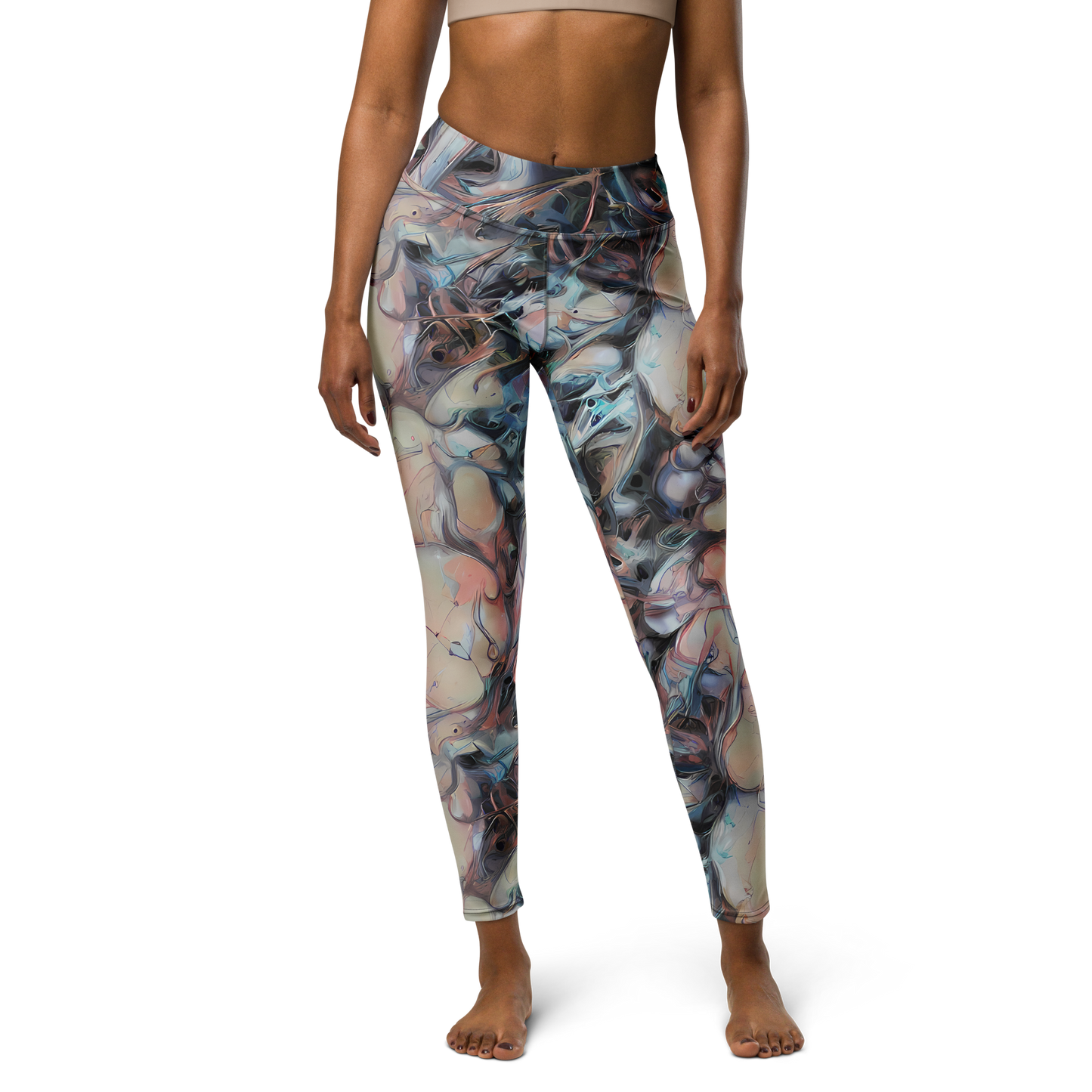 Yoga Leggings - Daydream Cascade