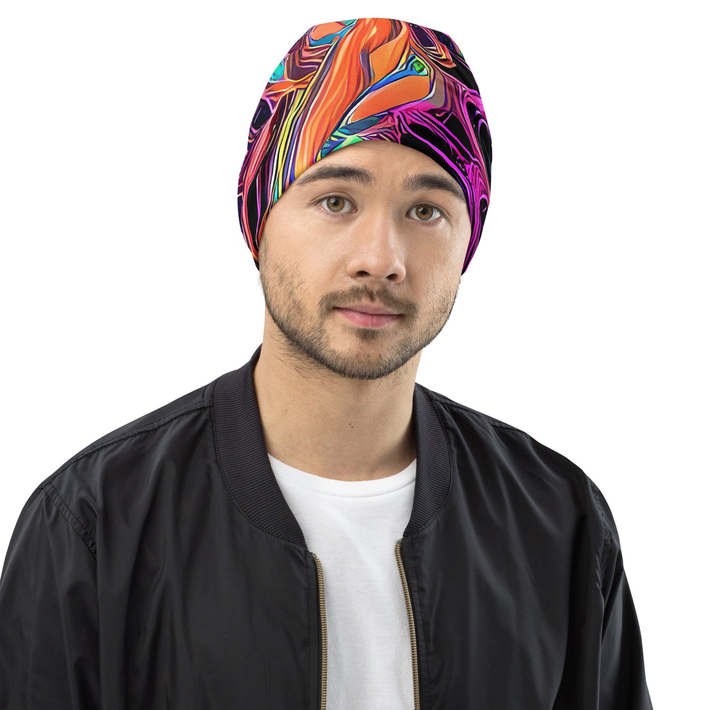 Beanie - Neon Drizzle