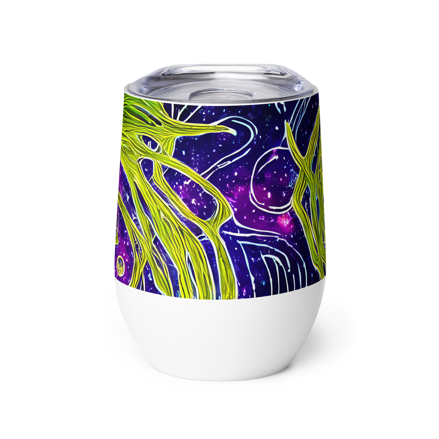 Wine Tumbler - Celestial Scribbles