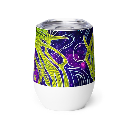 Wine Tumbler - Celestial Scribbles