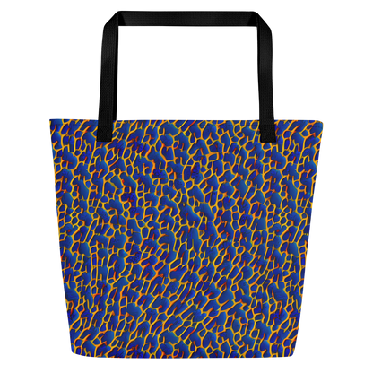 Large Tote Bag w/ Pocket - Crimson Creepers