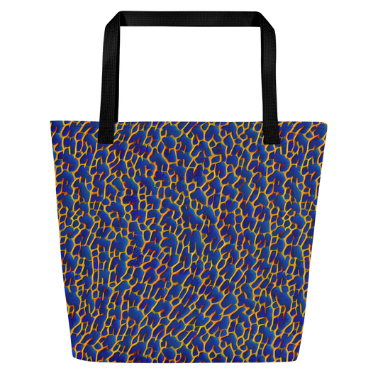 Large Tote Bag w/ Pocket - Crimson Creepers