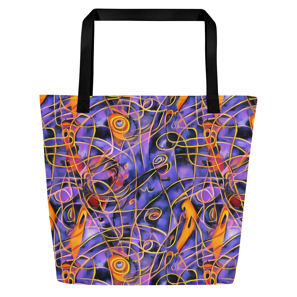 Large Tote Bag w/ Pocket - Bailly's Twist