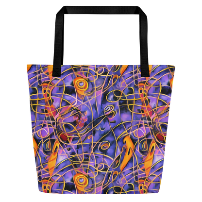 Large Tote Bag w/ Pocket - Bailly's Twist