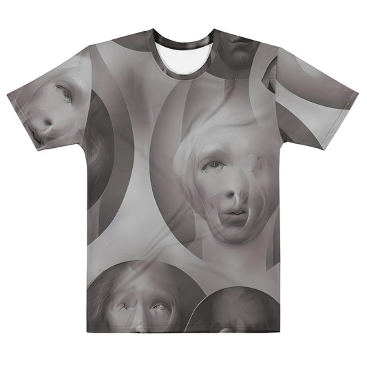 Men's Crew Neck T-Shirt - Phantom Facescape