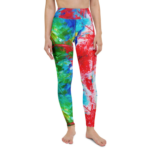 Yoga Leggings - Eclectic Breeze