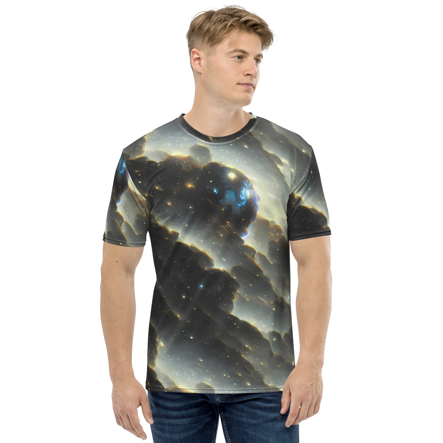 Men's Crew Neck T-Shirt - Rutkowski Nebula